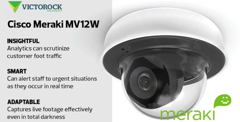 Cisco Meraki MV12W Smart Camera